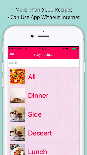 Android application Easy Recipes - Offline Simple screenshort
