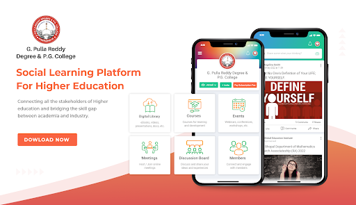 Android application G PullaReddy Degree&PG College screenshort