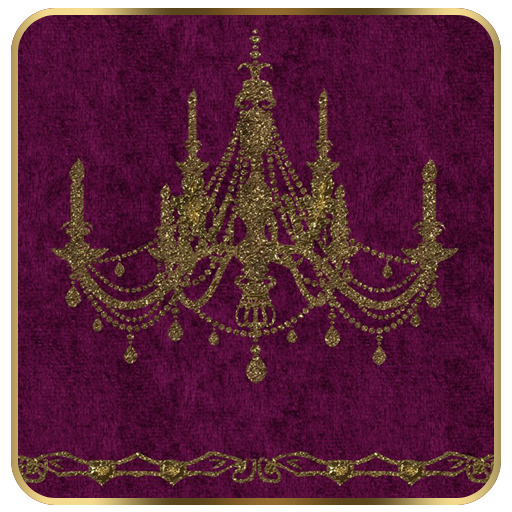Pink Gold Chandelier Go Launch v1.2 Icon