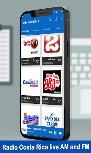 Android application Radios de Costa Rica screenshort