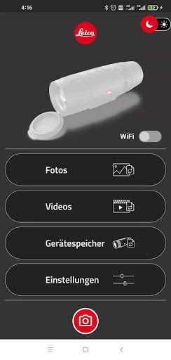 Android application Leica Calonox View screenshort