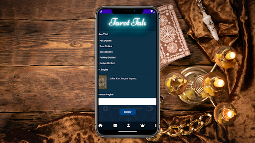 Android application Tarot Falı Baktır screenshort