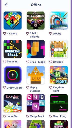 Offline Games - Online Games Screen 2