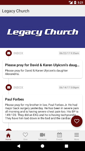 Legacy Church MB Screen 2