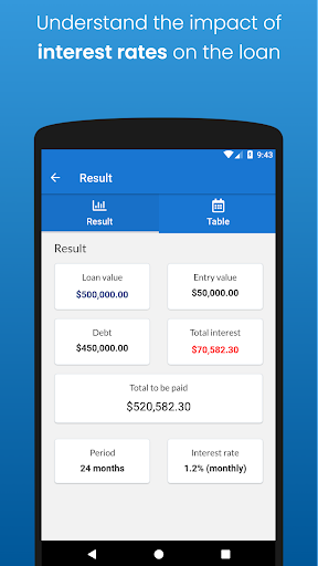 EMI Calculator Loan Calculator Screen 2