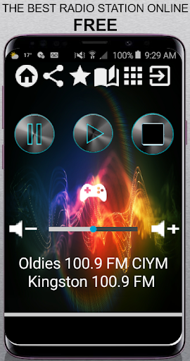 Android application Oldies 100.9 FM CIYM Kingston screenshort