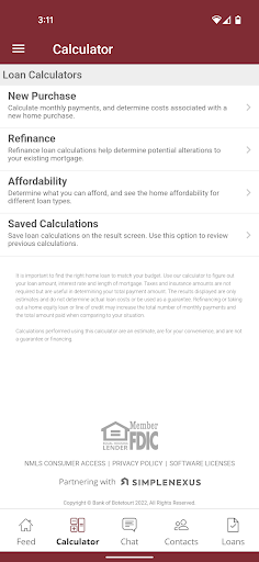 Virginia Mountain Mortgage Screen 2