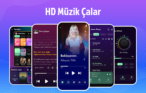 Müzik Çalar ve MP3 Çalar Android Uygulaması Ekran Görüntüsü 1