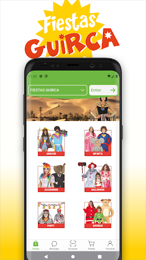 Android application Fiestas Guirca screenshort