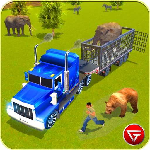 动物园动物卡车运输3D