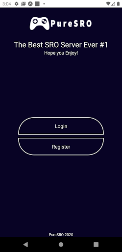 Android application PureSRO - Private SRO Server screenshort