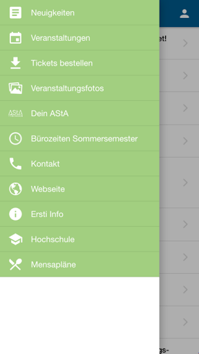 Android application AStA TH Bingen screenshort