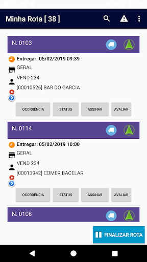 ONSIG Minha Rota Screen 2