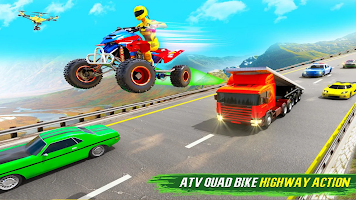 ATV Quad Bike Traffic Racing