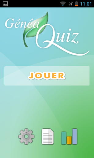 Android application GeneaQuiz, Quiz Généalogique screenshort