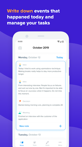 LogTime – Keep notes and tasks Screenshot 1 - AppWisp.com