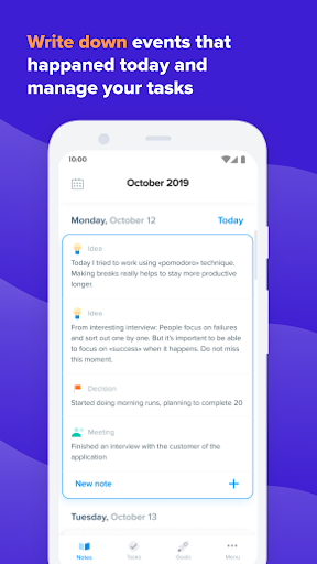 LogTime – great notes, tasks and goals 1.4.2 screenshots 1