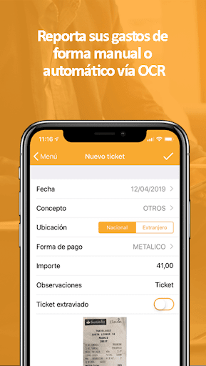 Gersoft UApp - Notas de gastos Screen 2