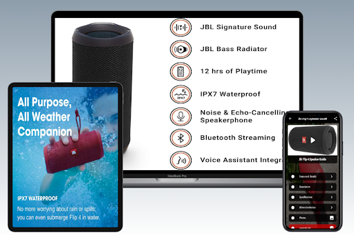 Android application Jbl Flip 4 Speaker Guide screenshort