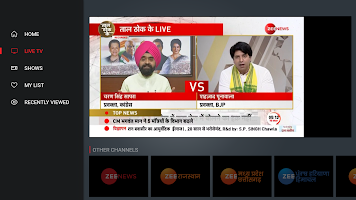 screenshot of Zee News Live TV, Latest News