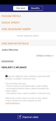 MyBioLife Screen 2
