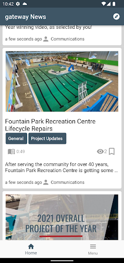 Android application Graham gateway News screenshort