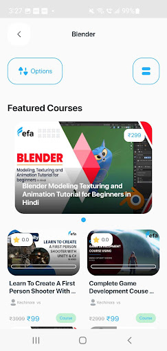 EFA - Skill Learning app Screen 3