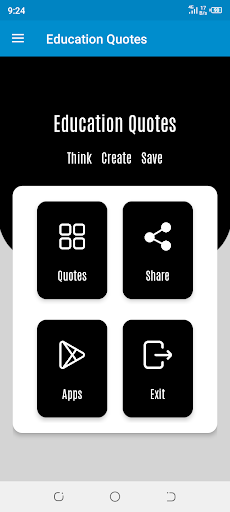 Android application Education Quotes App screenshort