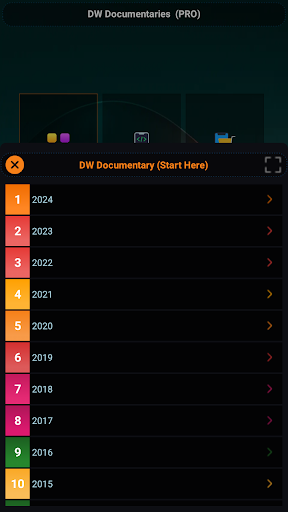 Screenshot of DW Documentaries (Unofficial)