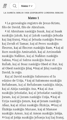 Android application Esperanto Biblio screenshort