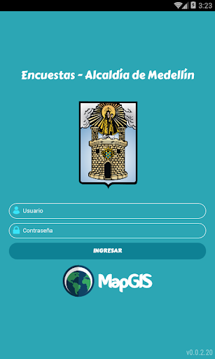 Android application Encuestas Alcaldía de Medellín screenshort