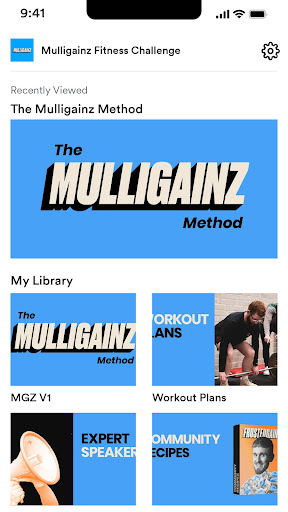 Android application The Mulligainz Method screenshort
