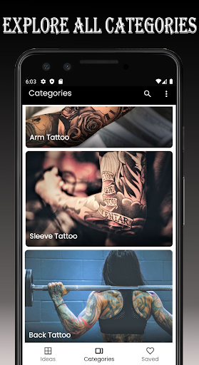 Tattoo Ideas App Screen 2