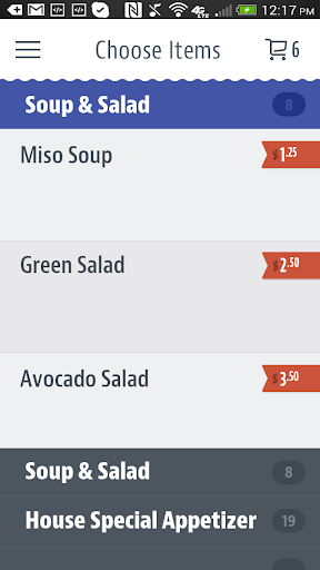 Okeno Sushi Screen 3