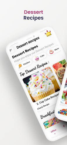 Dessert Recipes Offlineのおすすめ画像2