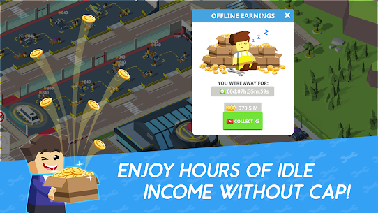 Idle Mechanics Manager – Car Factory Tycoon Game 1.34 Apk + Mod 5