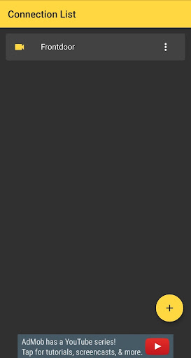 Android application MontionEyeOS Client screenshort