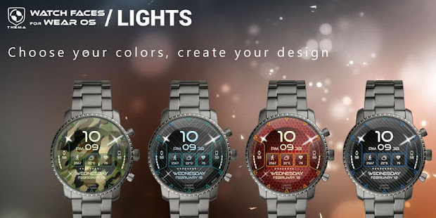 Lights Watch Face Varies with device APK screenshots 2