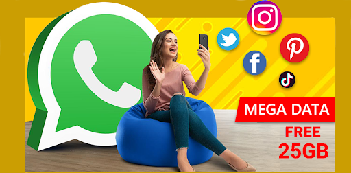 Android application Daily Internet Data 25 GB App screenshort