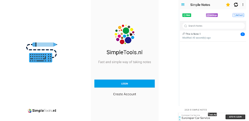 Simple Notes Android App