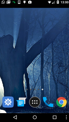dark night forest wallpaper Screen 2