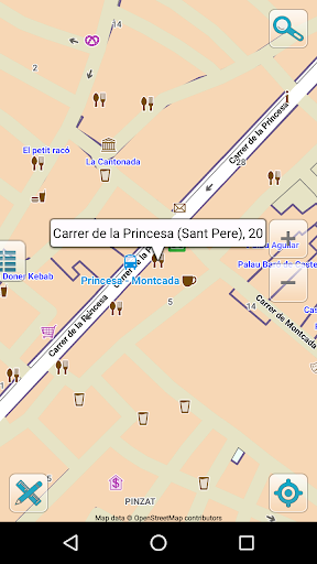 Map of Barcelona offline
