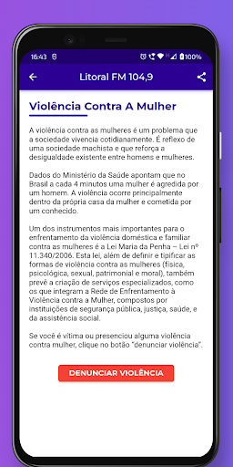 Litoral FM 104,9 - Turiaçu/MA Screen 3