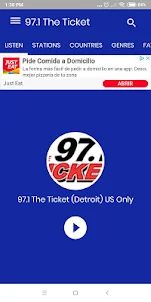 97.1 The Ticket - Radio online