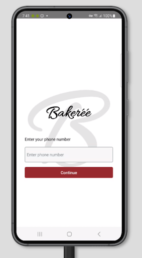 Android application The Bakeree screenshort