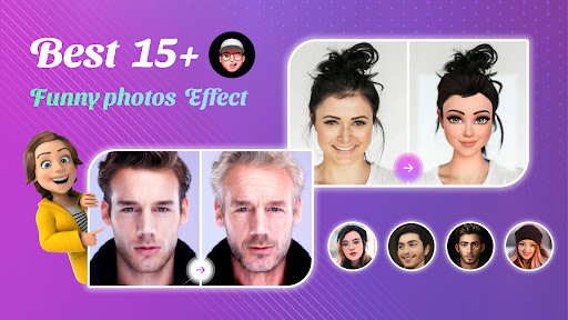 Android application Face Changer Face Editor screenshort