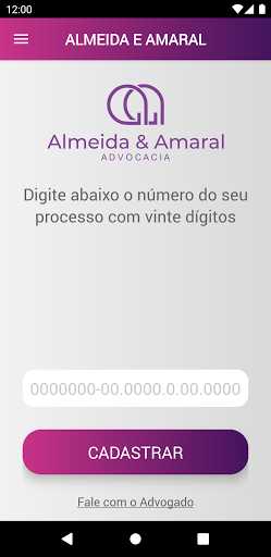 Android application Almeida e Amaral Advocacia screenshort