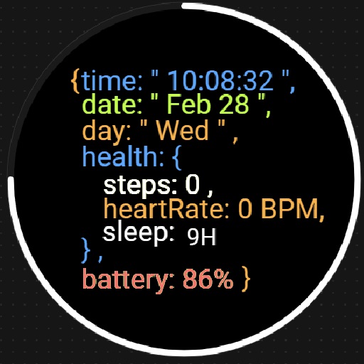 JSON watchface - 3.1.1 - (Android)