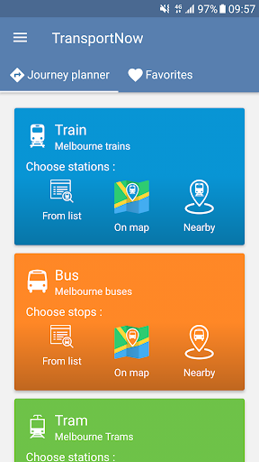 Transport Now Melbourne - trai Screen 2