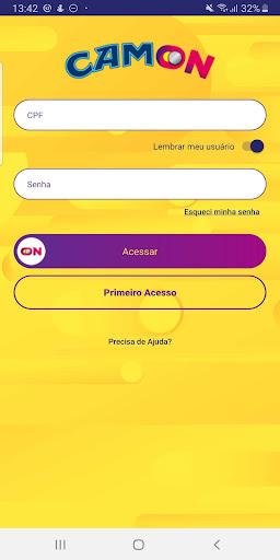 Android application CamON screenshort